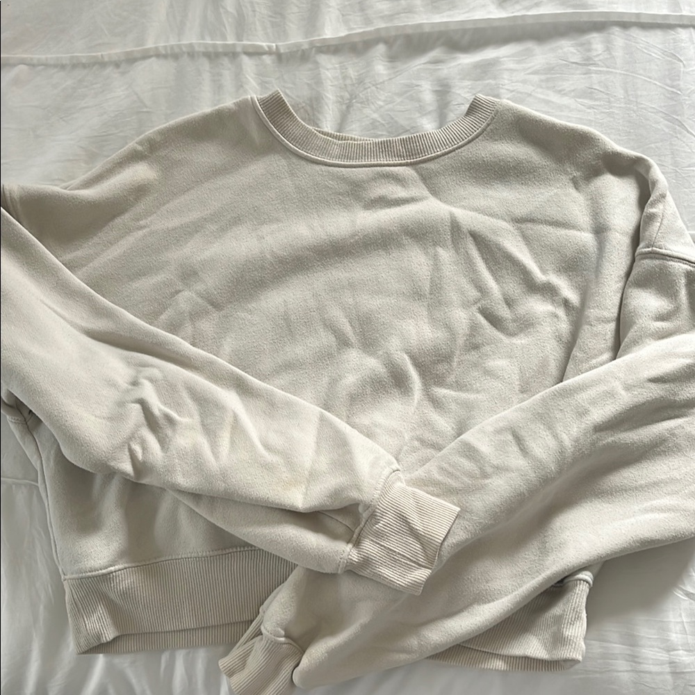 Wild Fable cropped tan sweatshirt